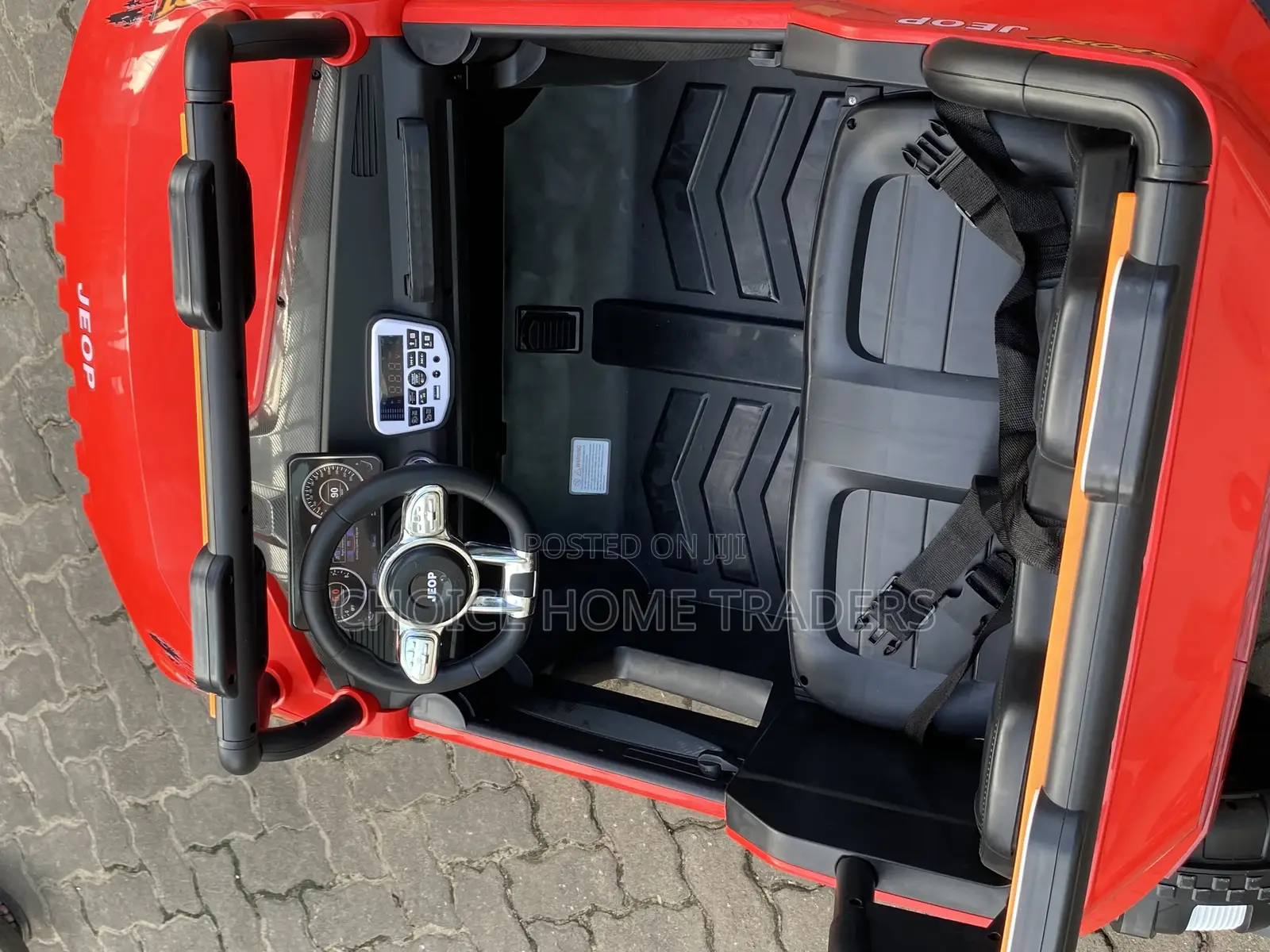 Red Jeep Kid Car