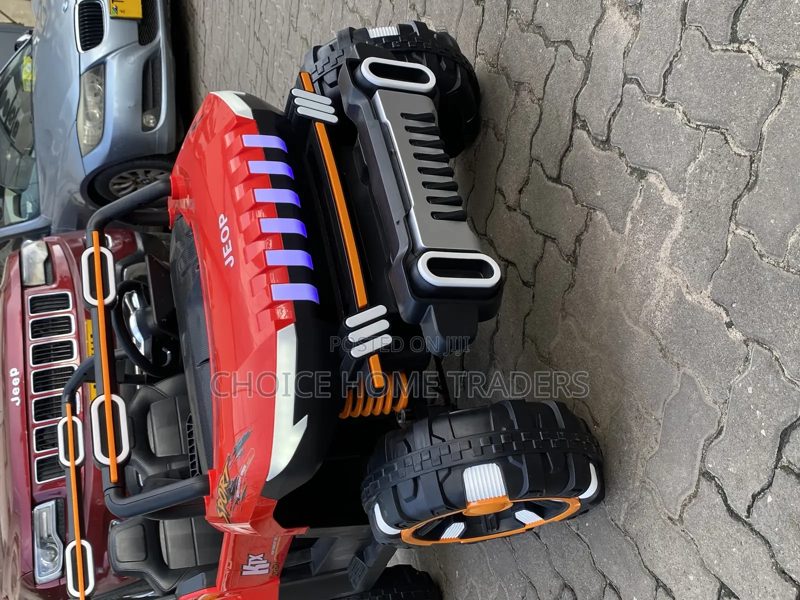 Red Jeep Kid Car