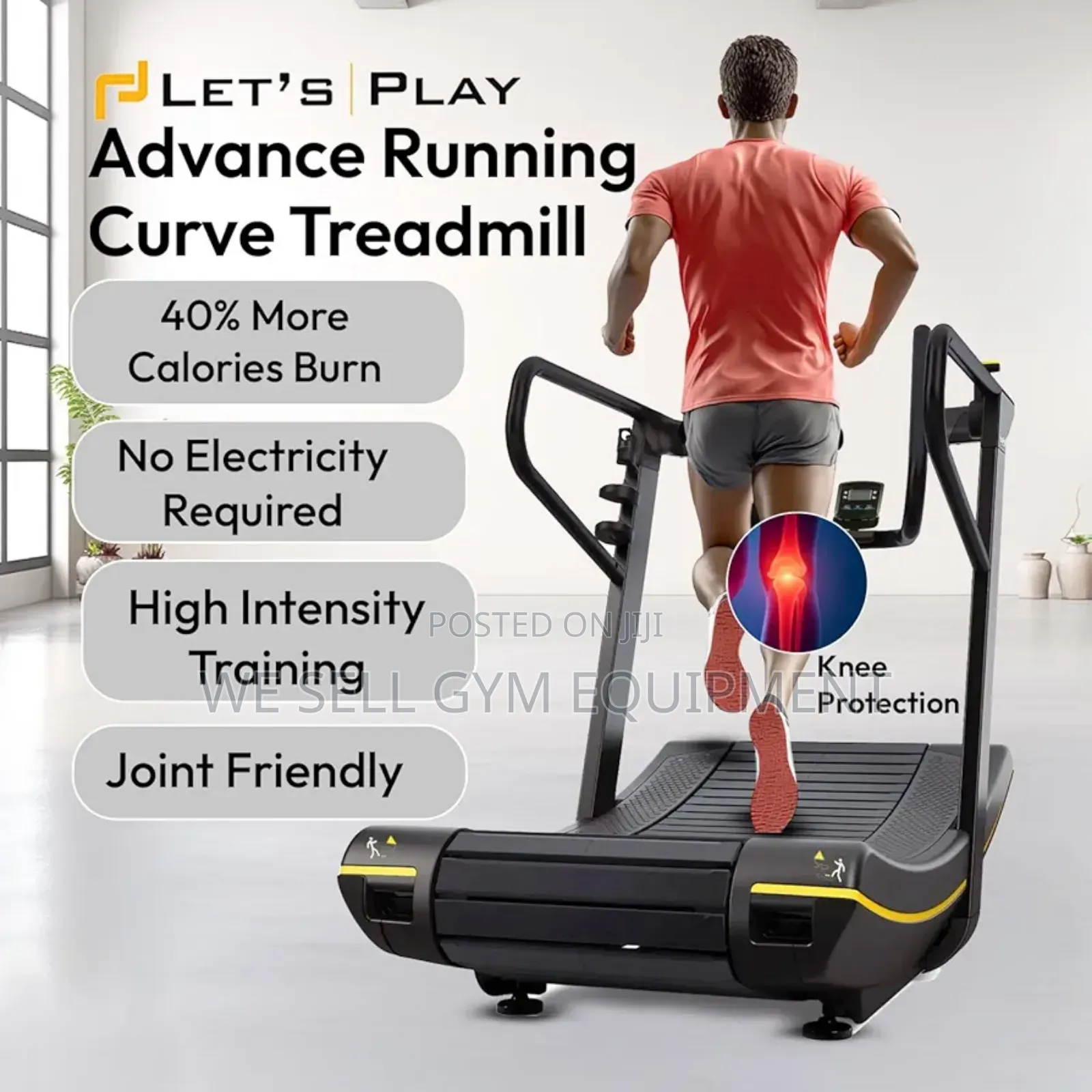 Curve Treadmill Non-Motorized 200kg