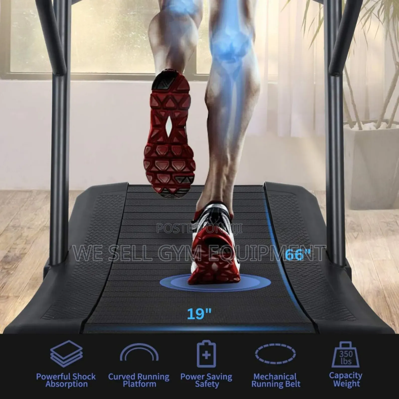 Curve Treadmill Non-Motorized 200kg