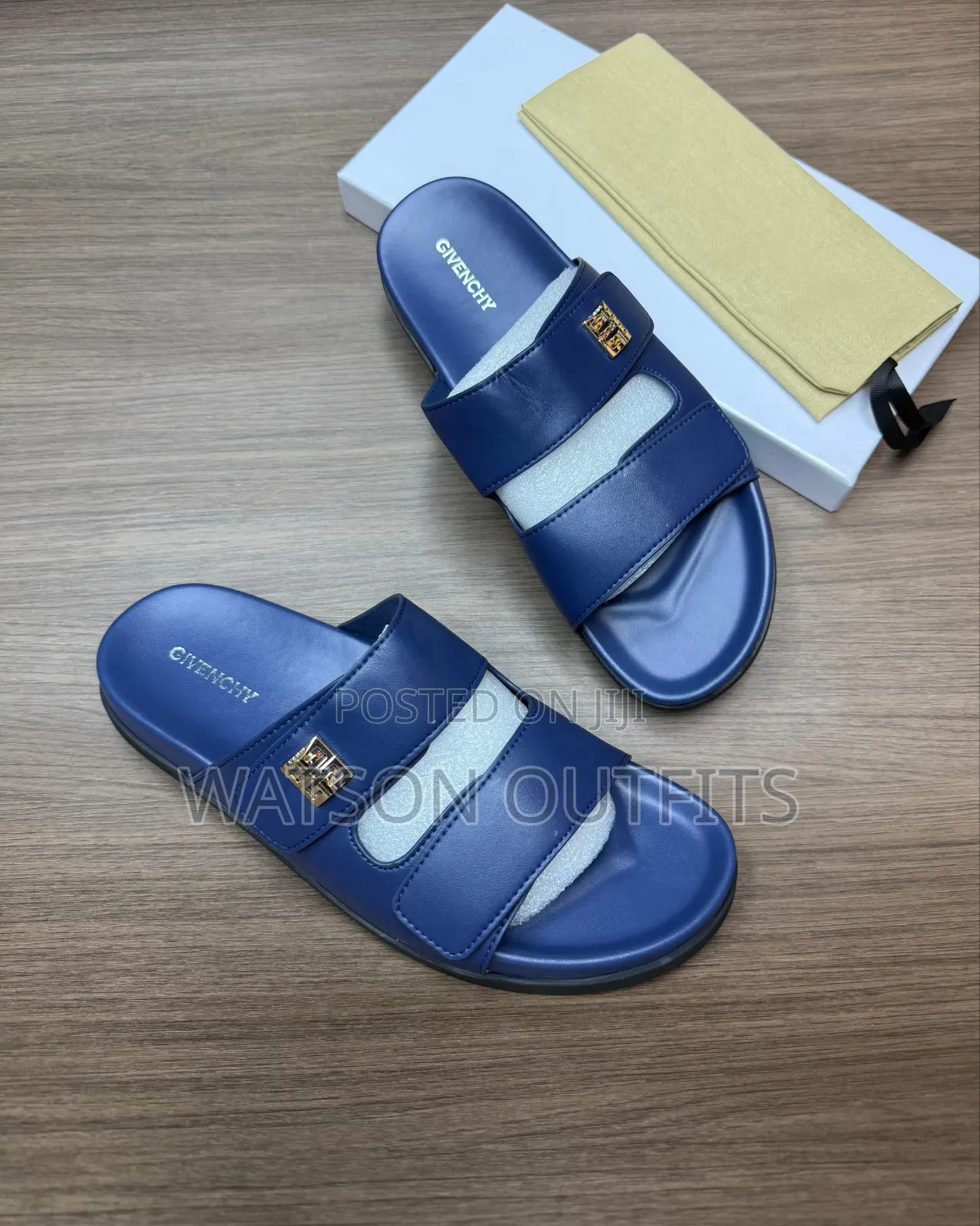 Givenchy Zara Brands Men's Original Leather Sandals
