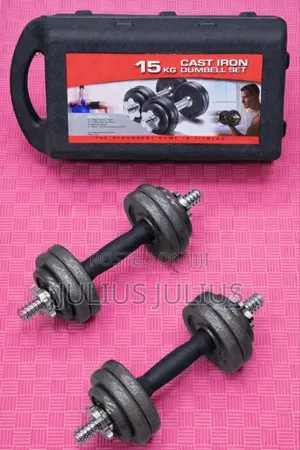 Chrome Dumbell Set 15kg
