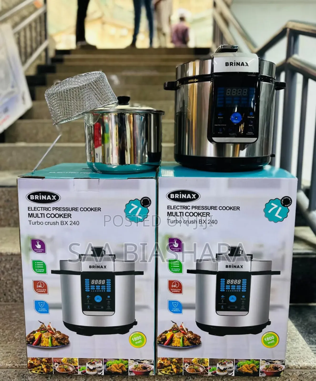Brinax Pressure Cooker and Multi Cooker 7l
