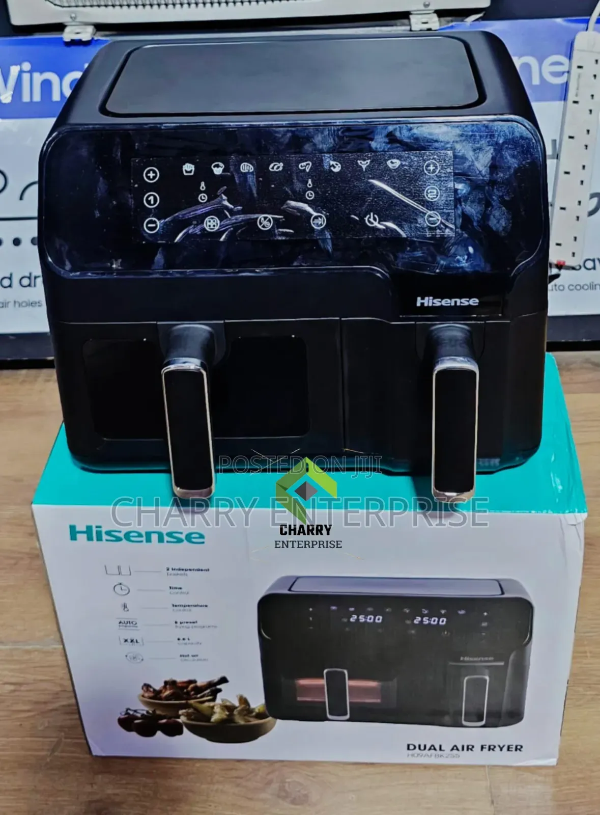 Hisense Digital Dual Air Fryer 8.6l
For Meat, Fish, Potatoes, Nuts Etc