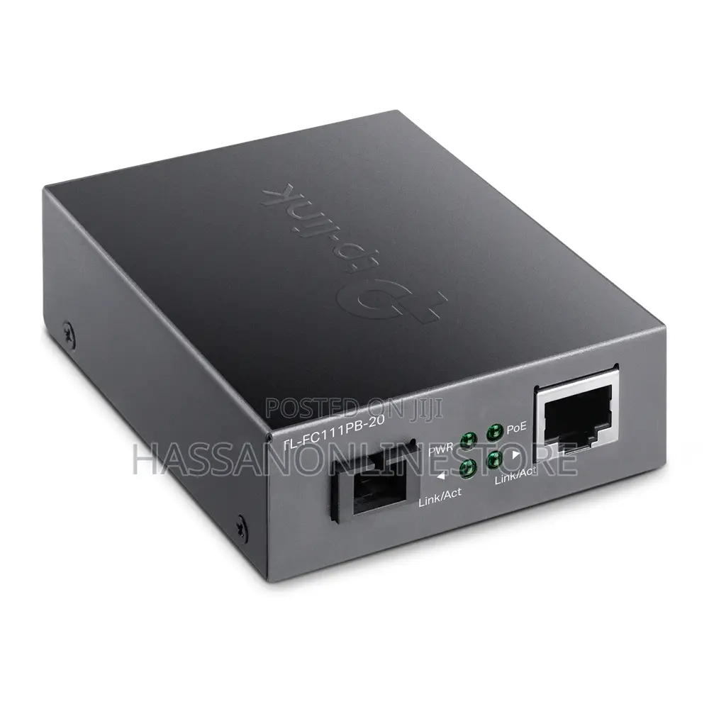Tp-Link Fc111pb-20 10/100mbps WDM Media Converter With 1-Port Poe