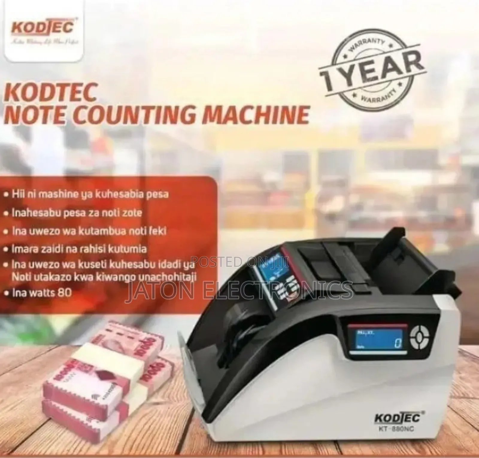 Kodtek Note Counting Machine