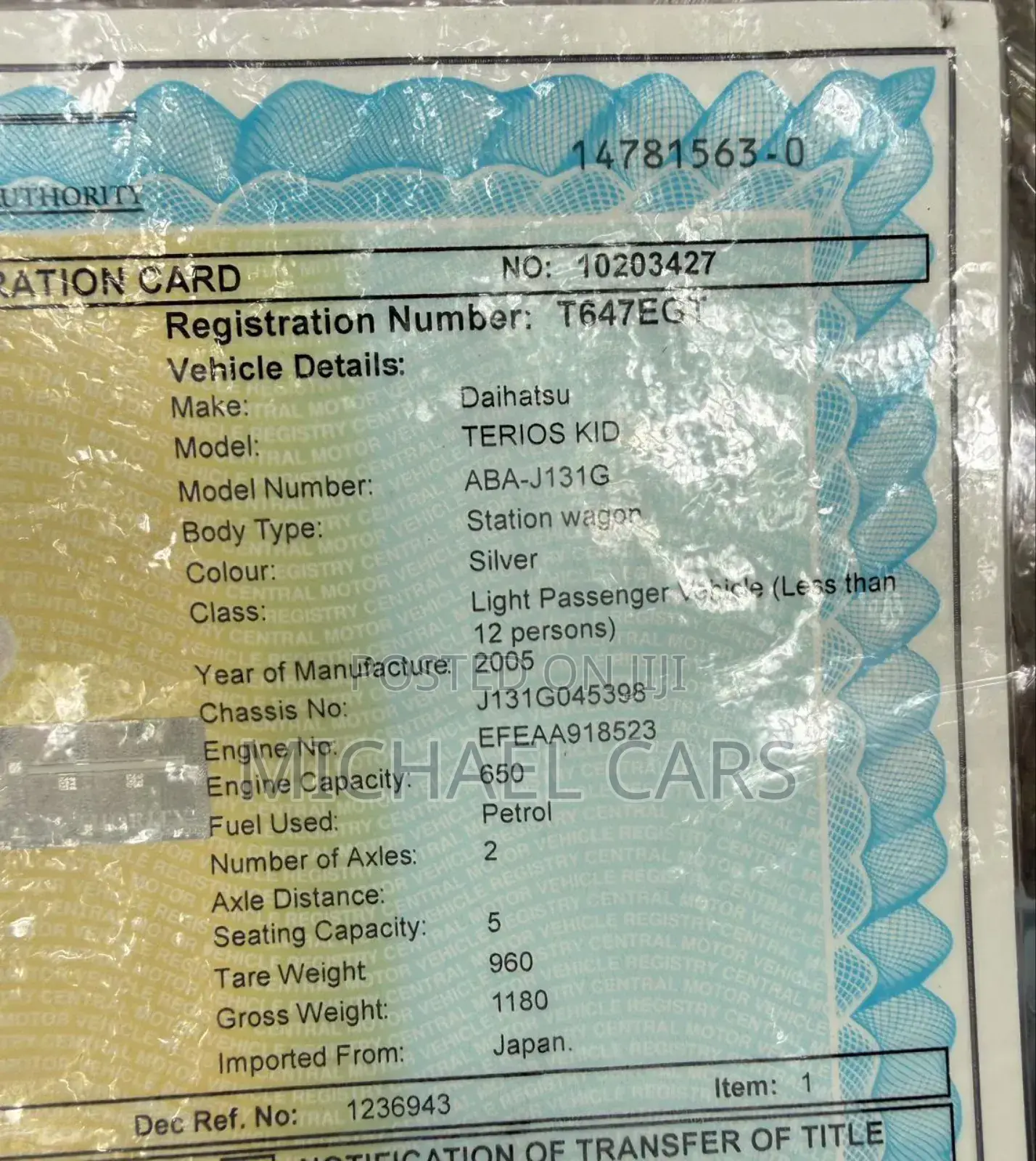 Daihatsu Terios 2005 Silver