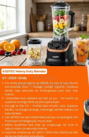 Kodtek Heavy Duty Blender 2.5liter