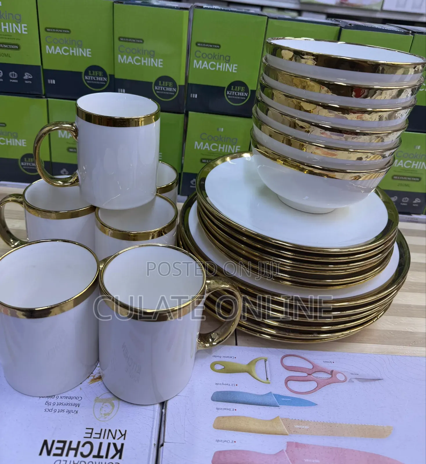 Gold Dinner Set