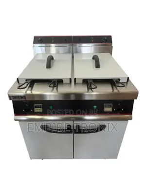 Wg-26-2 – 30l+30l Vertical Electric Double-Tank Fryer (4 Baskets)
