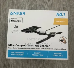 Maggo 3-in-1 Qi2 Charger Ni Ultra-Compact,