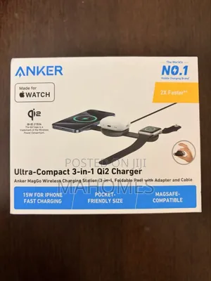 Maggo 3-in-1 Qi2 Charger Ni Ultra-Compact,