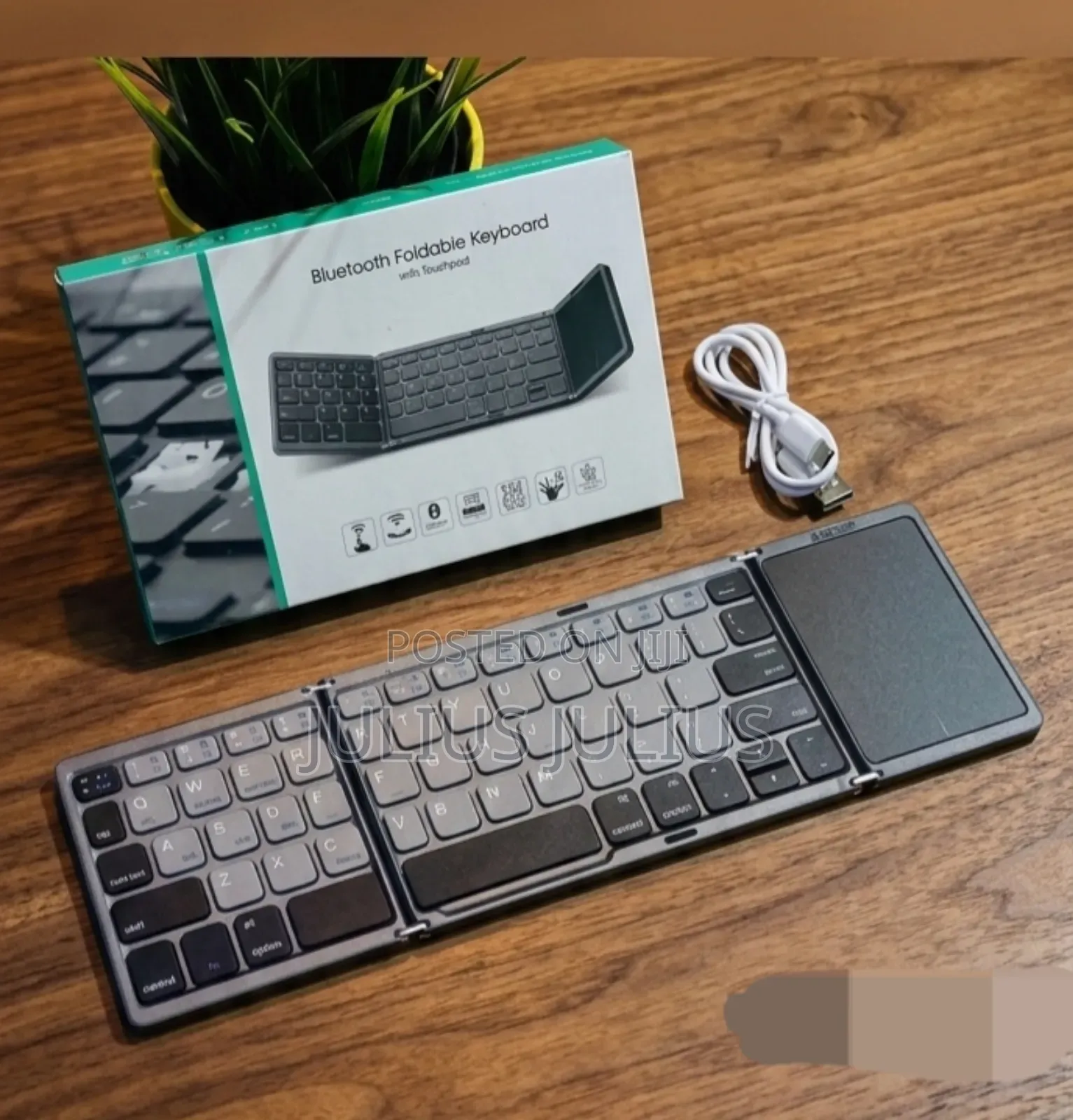 Bluetooth Foldable Keyboard With Touch Pad