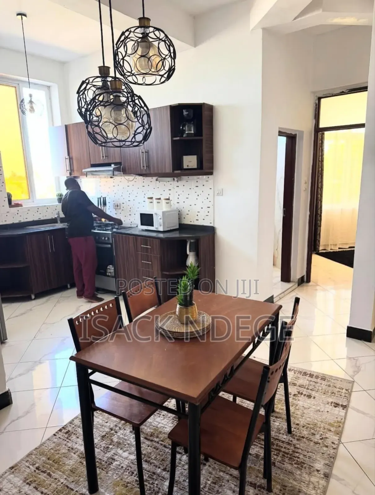 Furnished 2bdrm Apartment in Mbei Beach for rent