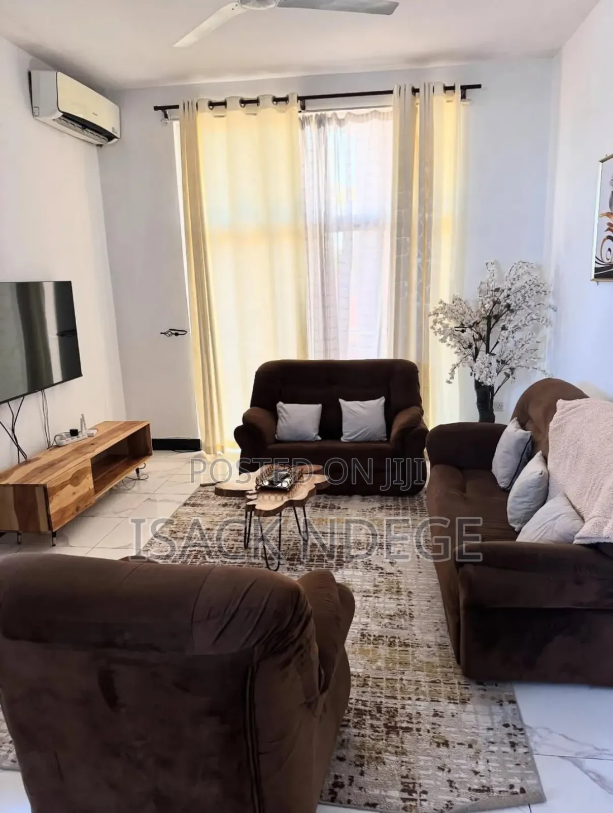 Furnished 2bdrm Apartment in Mbei Beach for rent