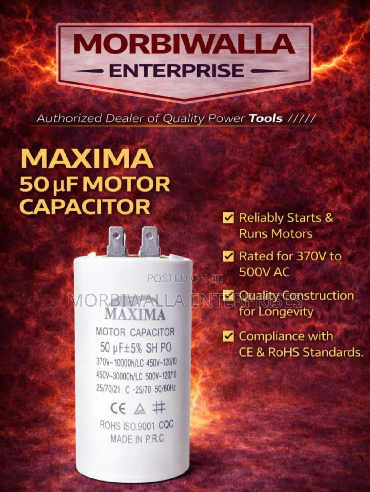 Best Quality 50uf Capacitor
