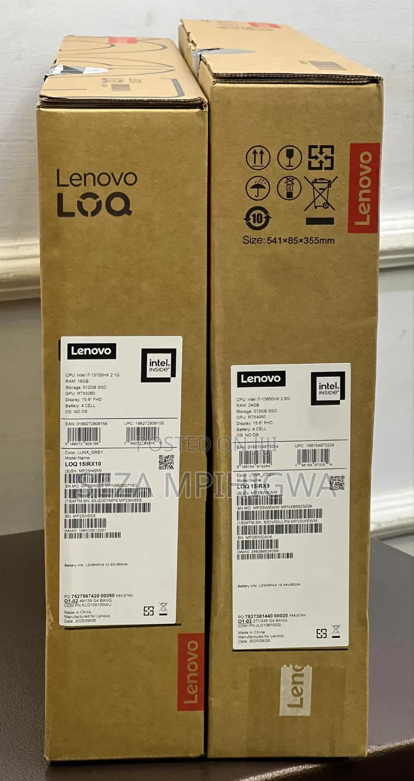 Laptop Lenovo LOQ 15IRH8 24GB Intel Core i7 SSD 512GB
