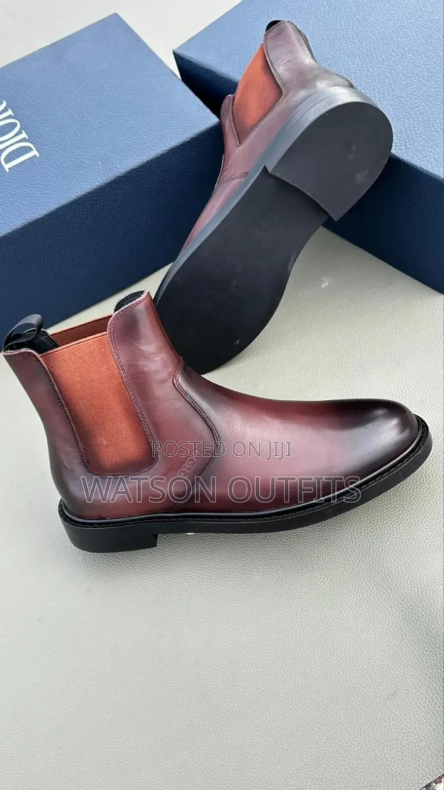 Dior Brand New 2 Colours Men's Leather Original Shoes or Boots