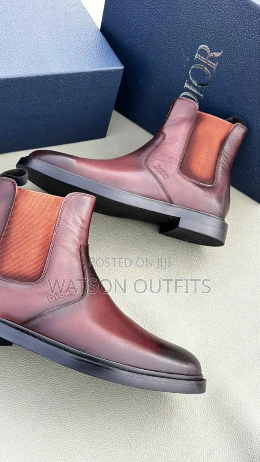 Dior Brand New 2 Colours Men's Leather Original Shoes or Boots