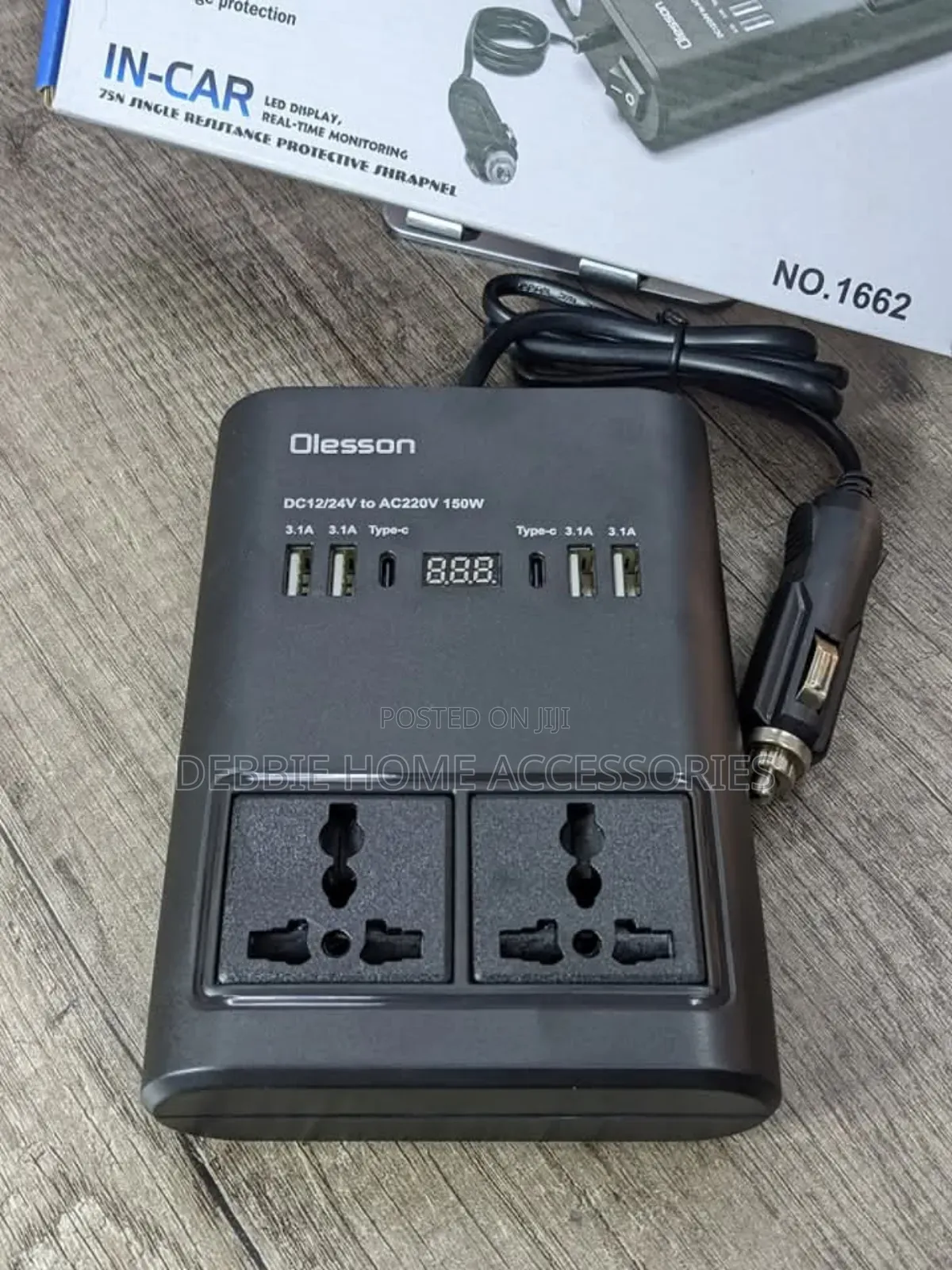 Olesson Intelligent Car Power Inverter (150w)
