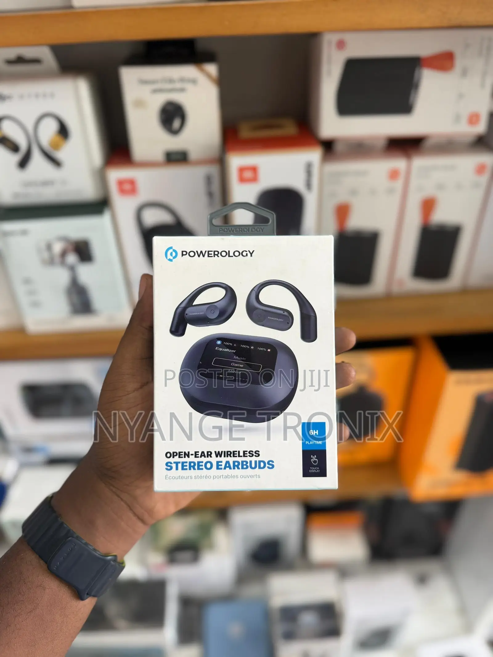 Powerology Open-Ear Wireless Stereo Earbuds