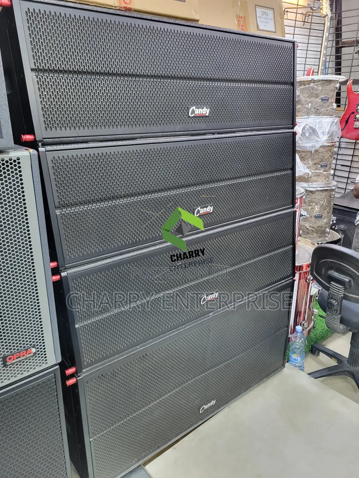 Powerful Candy Line Array Speakers Set of 5 Speakers 1200w at 