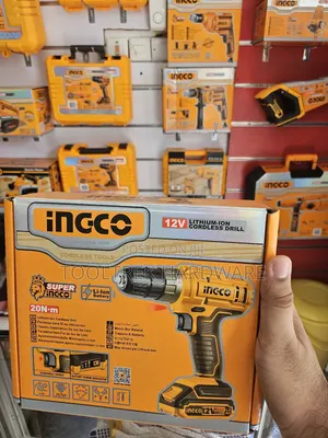 Ingco Cordless Drill 12v 20nm