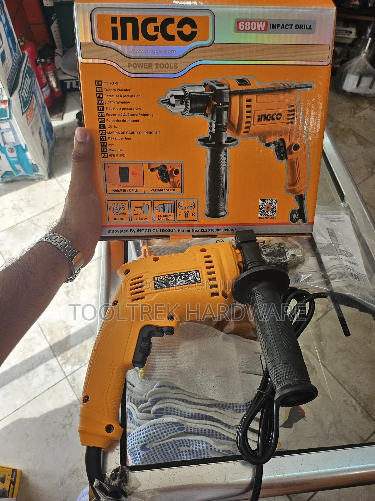 Ingco 680w Impact Drill