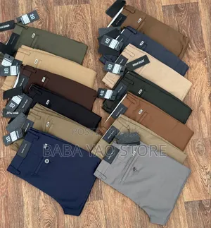 Hot Trending High-Grade Kardet Pants for Office and Streetwear.