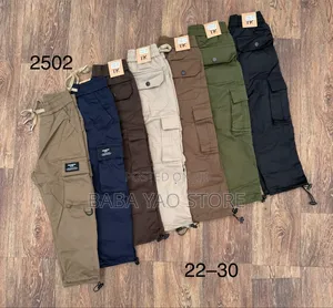 Kid's Casual Fashion High-Quality Mult-Pockets Pants.