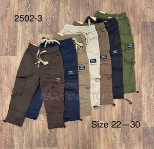 Kid's Casual Fashion High-Quality Mult-Pockets Pants.