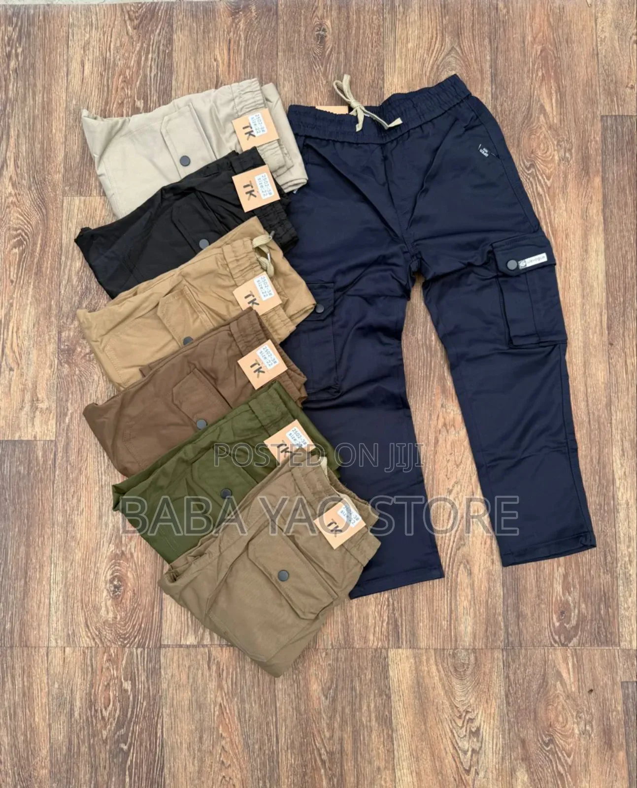 Kid's Casual Fashion High-Quality Mult-Pockets Pants.