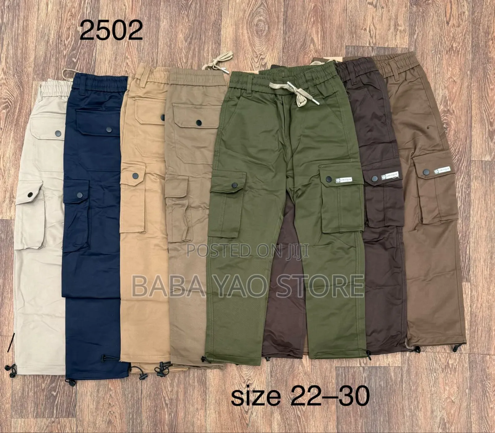 Kid's Casual Fashion High-Quality Mult-Pockets Pants.