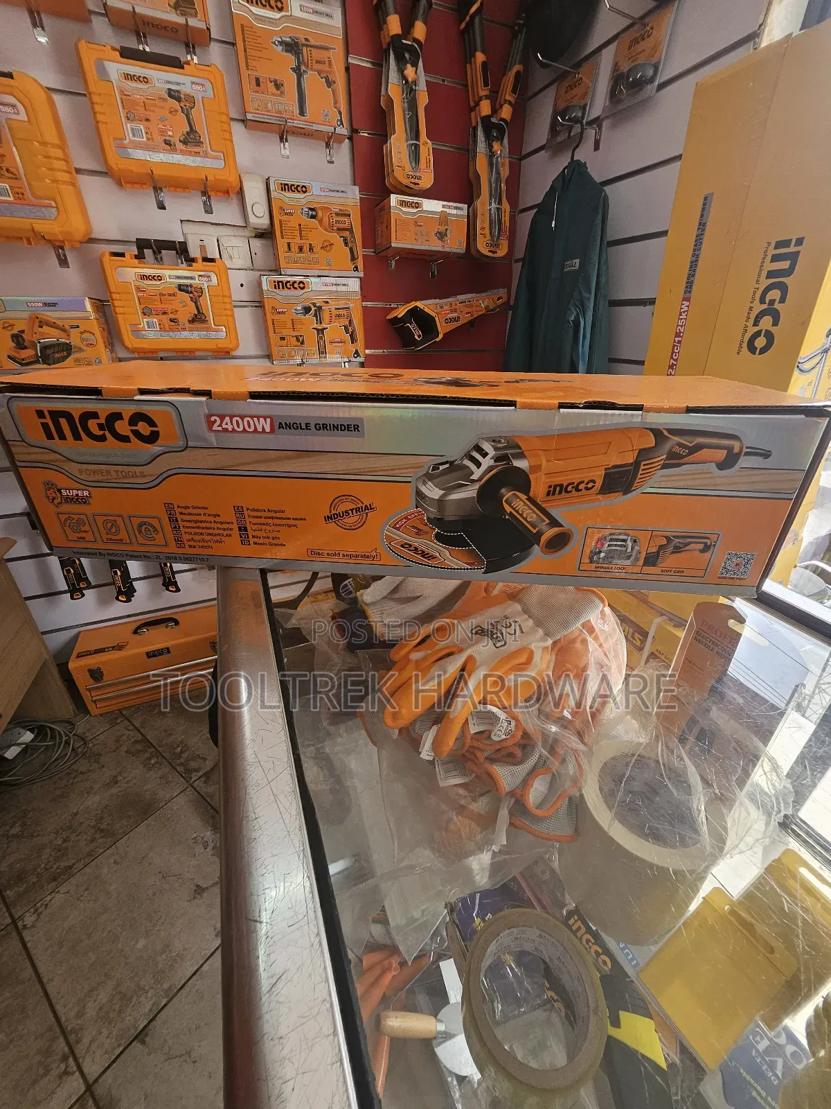 Ingco 9 Inch 2400w Angle Grinder