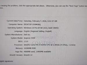 Laptop Dell Inspiron 5559 16GB Intel Core i5 SSD 256GB