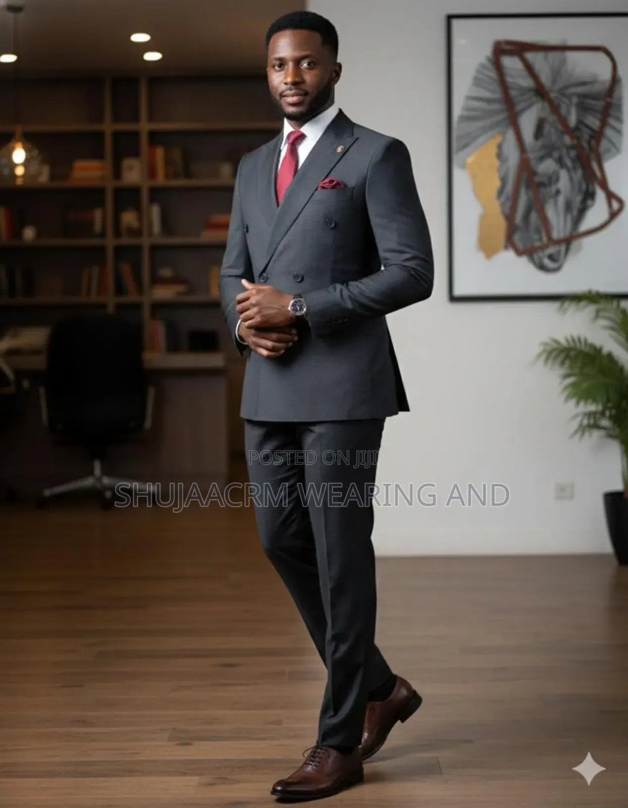Charcol Sixbutton Suits