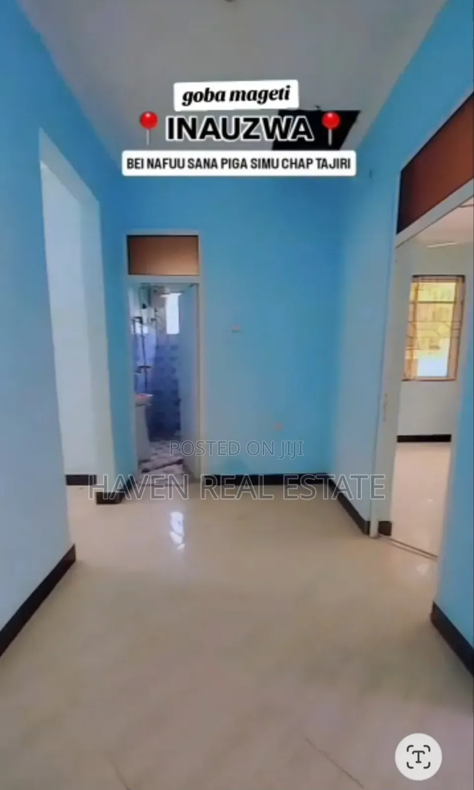 3bdrm House in Goba for sale