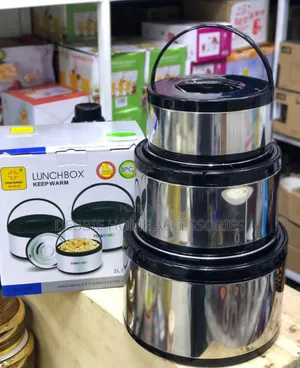 3-Piece Insulated Lunch Box Set(Stainless Steel)
