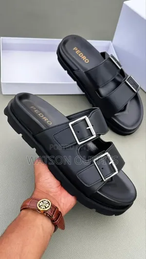 Pedro Brand High Quality Men's Leather Sandals or Open Shoes