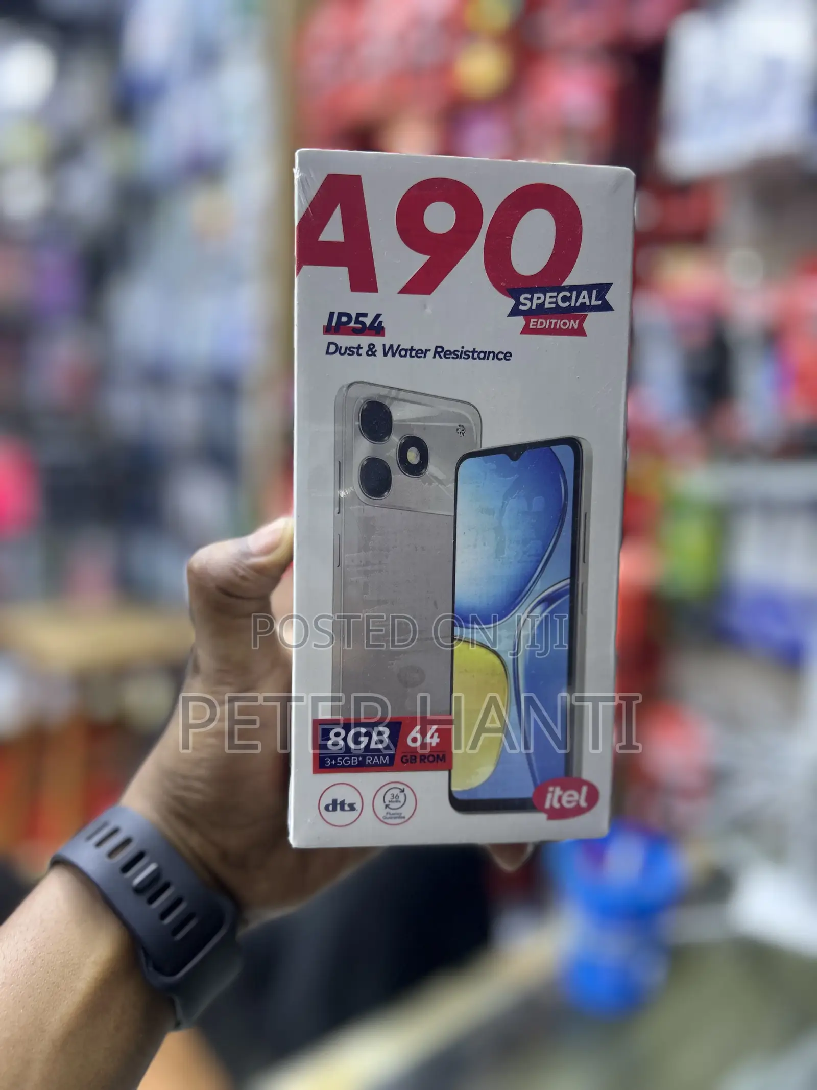 New Itel A90 64 GB Black