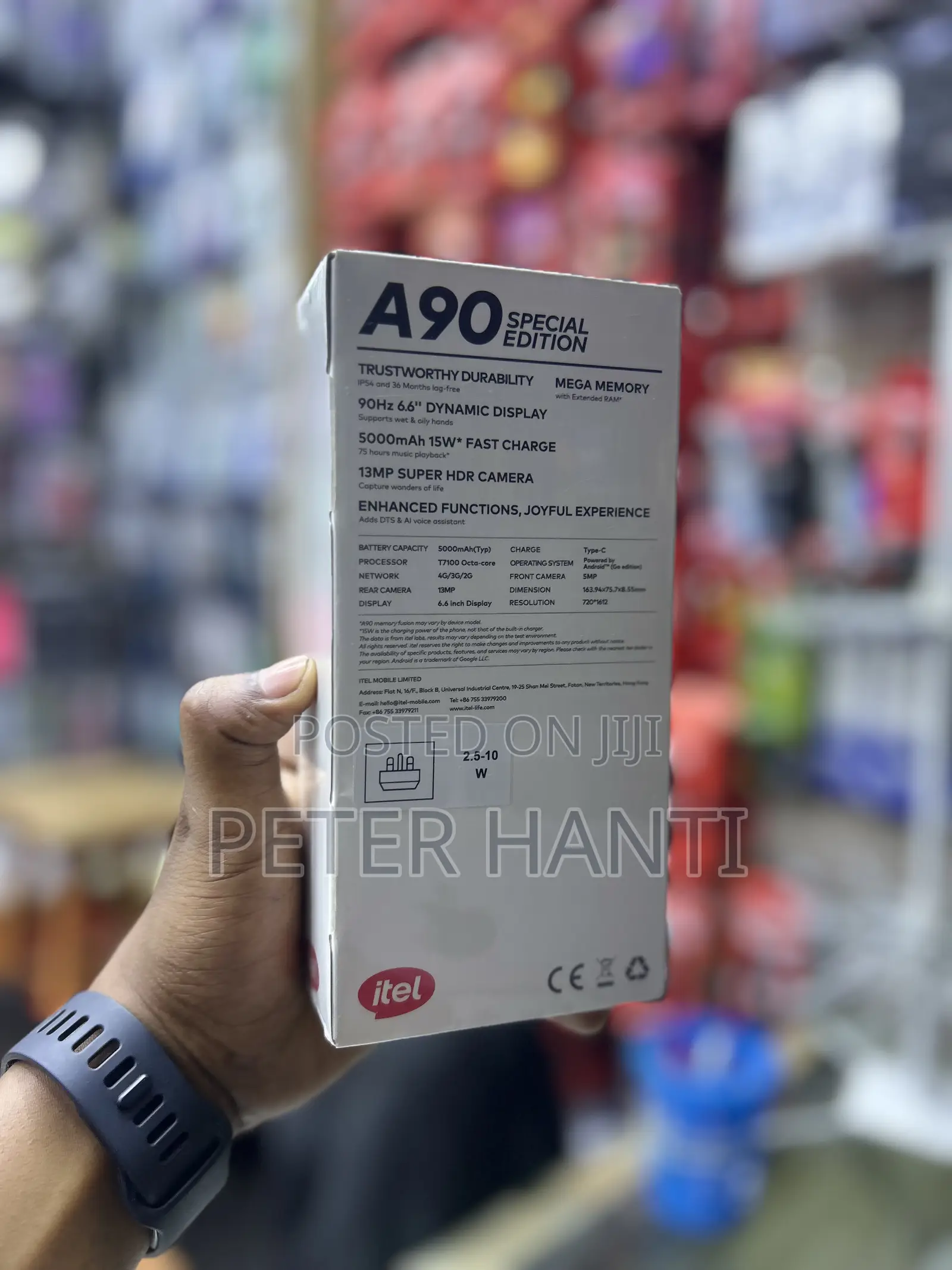 New Itel A90 64 GB Black