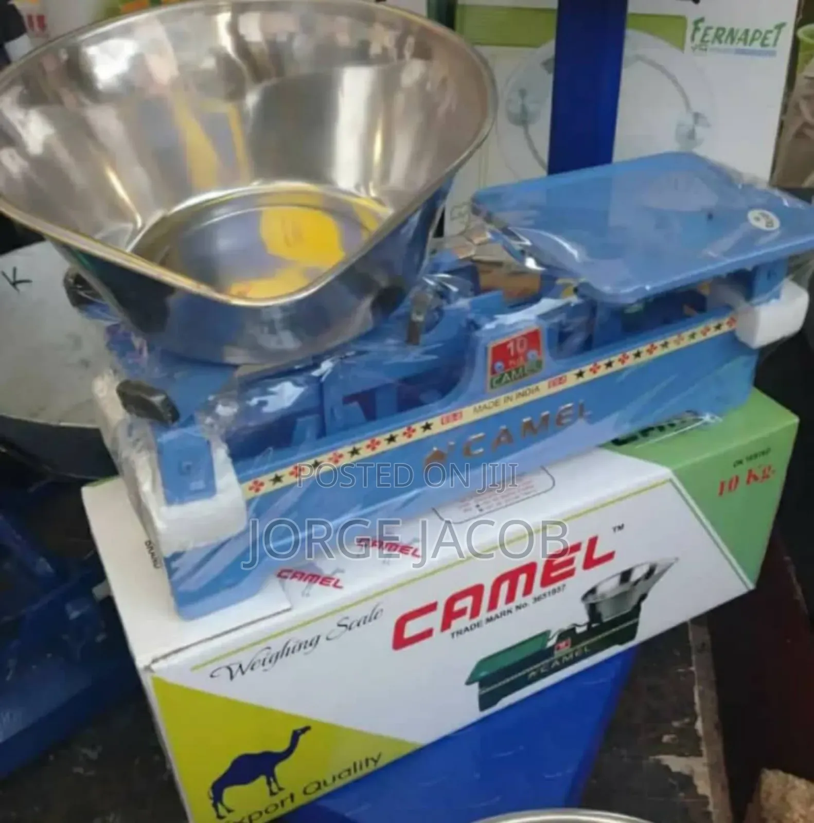 Mechanical Countertop Weighing Scale With a Stainless Steel Bowl