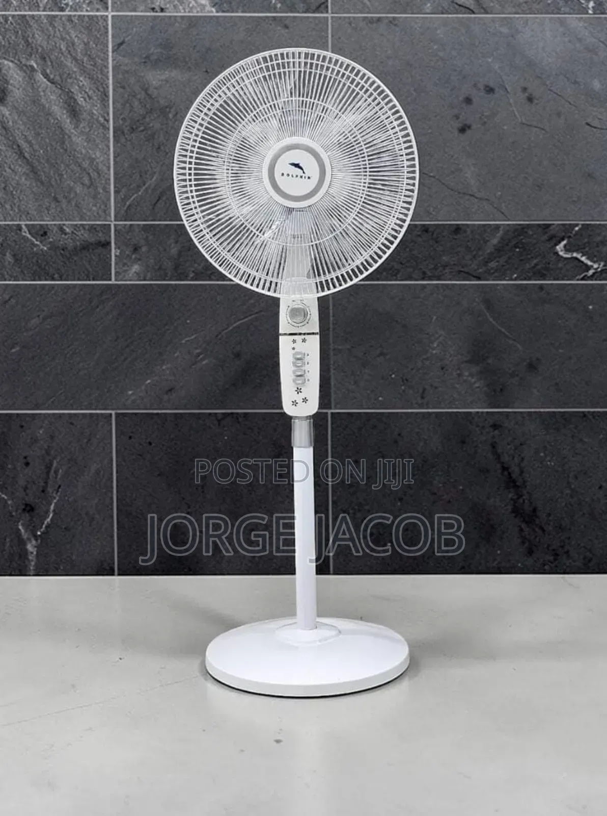Dolphin 18-Inch Remote Control Stand Fan.