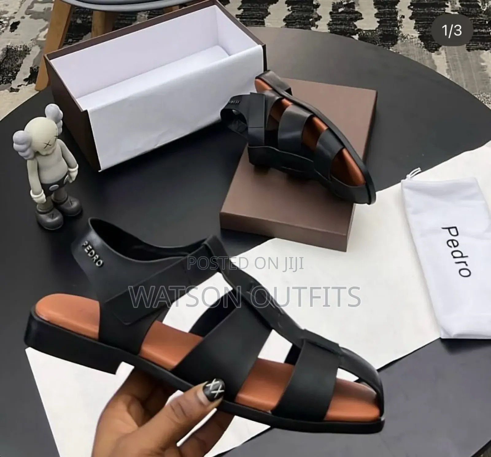 Men's Leather Sandals or Sendo Pedro Brand New Materials Original