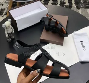 Men's Leather Sandals or Sendo Pedro Brand New Materials Original