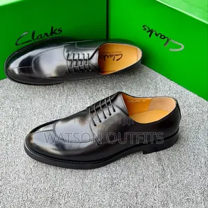 Men's Leather Shoes Black One Clarks Brand Materials Smart