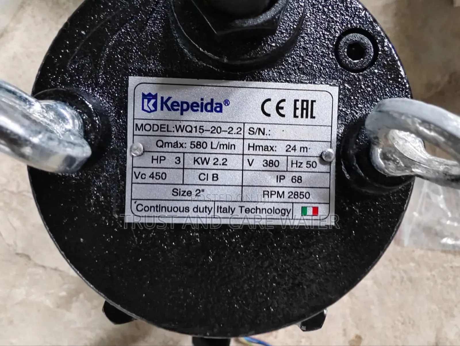 Kepeida Sawege Pump 3hp (2inch)