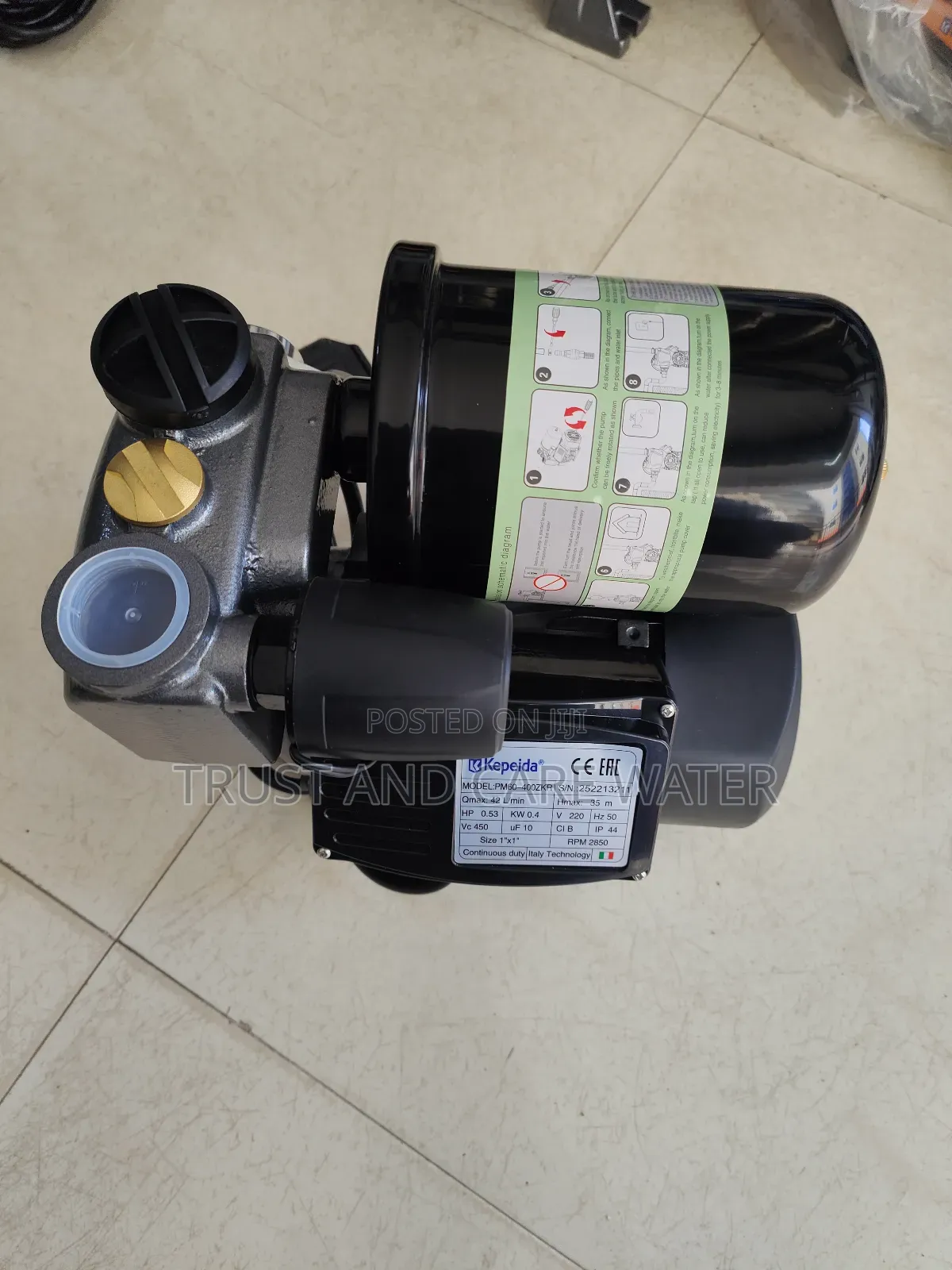Kepeida Surface Pump 0.5hp With Controller