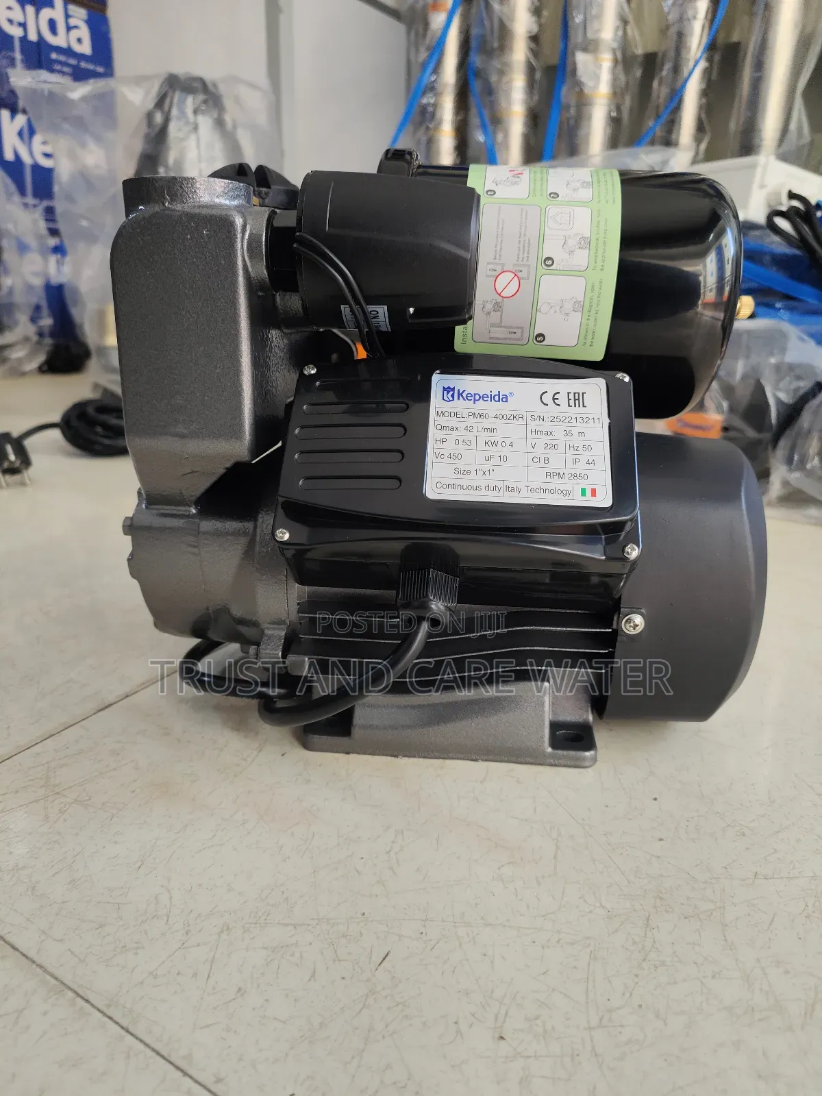 Kepeida Surface Pump 0.5hp With Controller