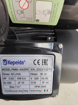 Kepeida Surface Pump 0.5hp With Controller